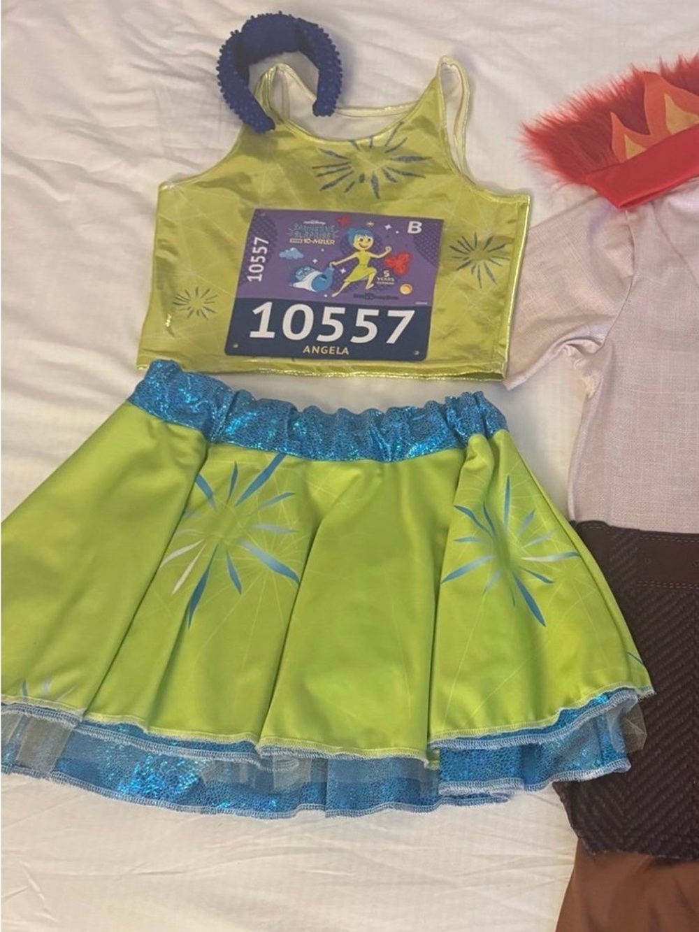 Small Joy Inside Out Running Costume RunDisney S/M - Picture 1 of 5